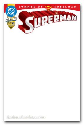 Superman #25 (2023) cover g blank variant