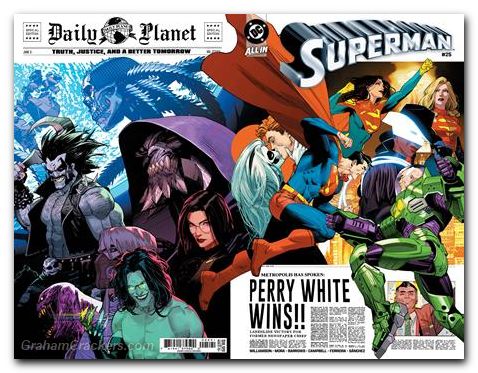 Superman #25 (2023) cover h mora foil variant