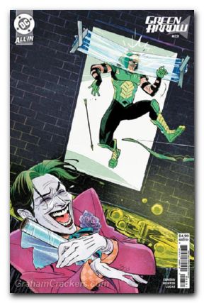 Green Arrow #23 (2023) cover c wu april fools variant