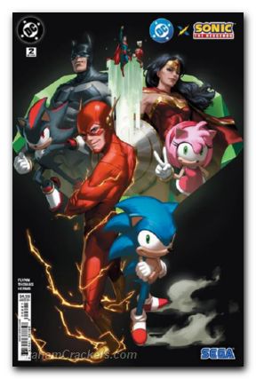 DC X Sonic The Hedgehog #2 (2025) cover b ejikure variant
