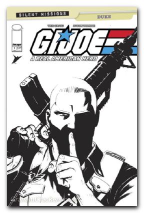 GI Joe A Real American Hero Duke #1 (2025) cover c craig b&w variant