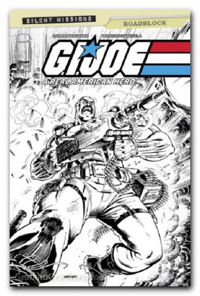 GI Joe A Real American Hero Roadblock #1 (2025) cover c krahnke b&w variant