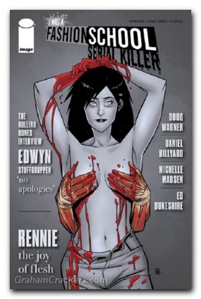 I Was A Fashion School Serial Killer #1 (2025) cover b hillyard rolling stone janet jackson homage variant