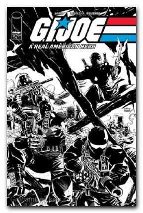 GI Joe A Real American Hero #21 (1982) 2025 silent missions edition cover c kubert b&w variant