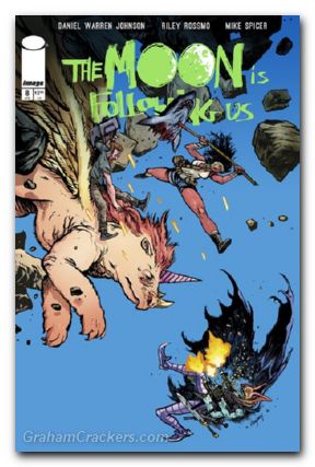 The Moon Is Following Us #8 cover b johnson variant