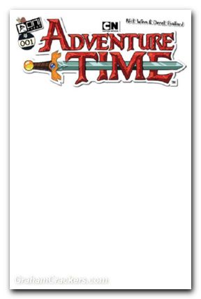 Adventure Time #1 (2025) cover e blank sketch variant