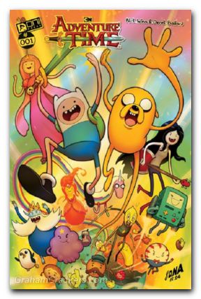 Adventure Time #1 (2025) cover g nakayama gold foil variant