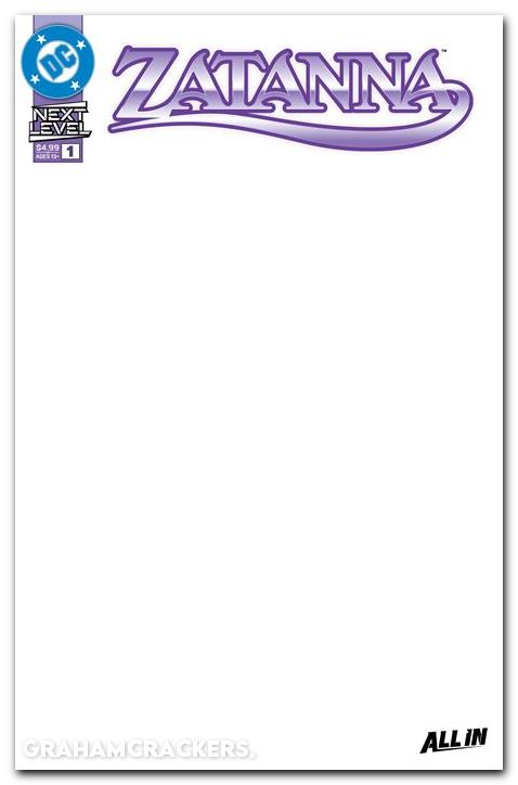 Zatanna #1 (2026) cover f blank variant