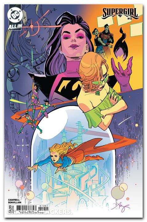 Supergirl #12 (2025) cover e reeder things to come variant