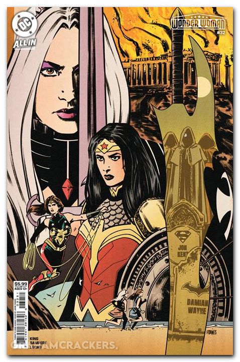 Wonder Woman #32 (2023) cover e fornes things to come variant