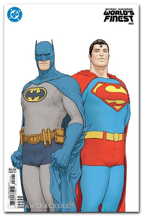 Batman Superman Worlds Finest #50 (2022) cover b quitely variant