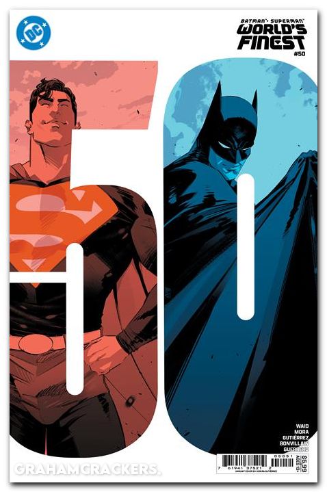 Batman Superman Worlds Finest #50 (2022) cover e gutierrez variant