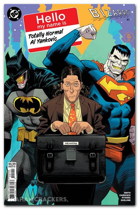 Bizarro Year None #1 (2026) cover d mora totally normal al yankovic cameo variant