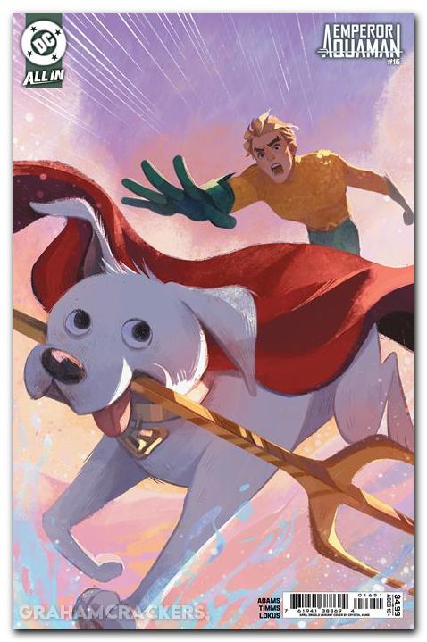 Emperor Aquaman #16 (2025) cover e kung april drools variant
