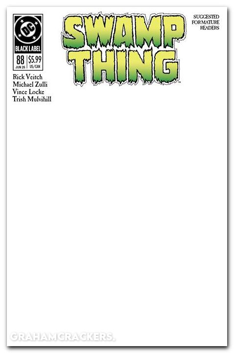 Swamp Thing 1989 #1 (2026) cover c blank variant