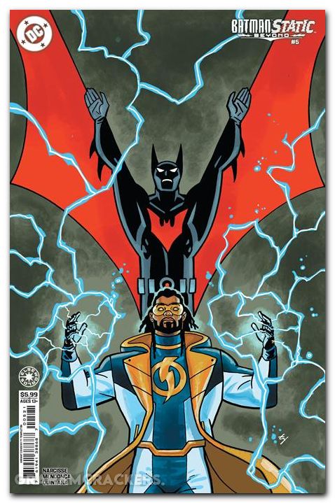Batman Static Beyond #5 (2025) cover b templeton variant
