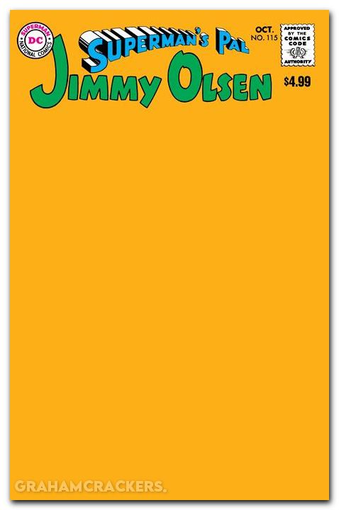 Supermans Pal Jimmy Olsen #115 (1954) 2026 facsimile edition cover b blank variant