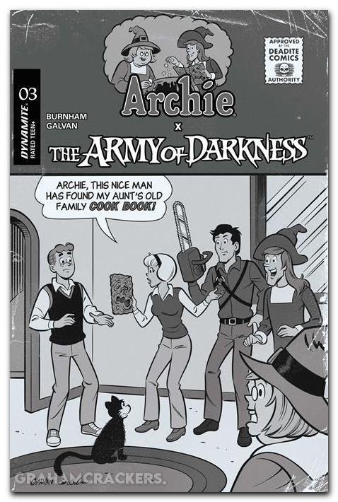 Archie X Army Of Darkness #3 (2026) cover g galvan Pencils variant