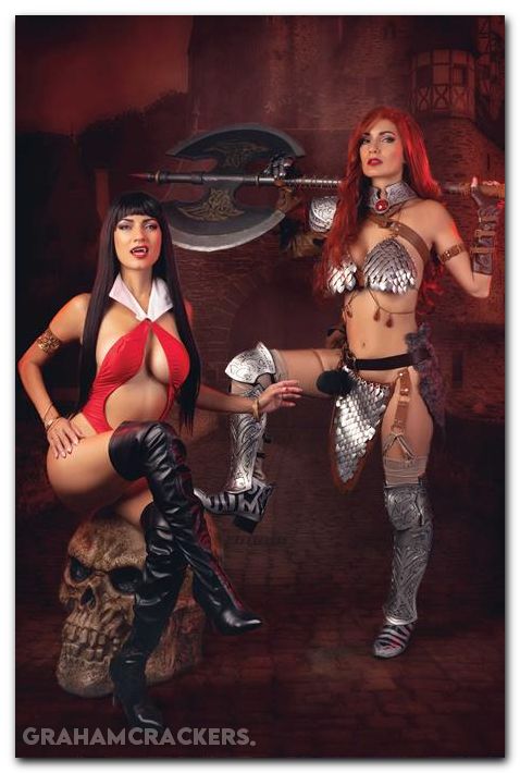 Giant-Sized Savage Tales #1 (2026) cover g ivy cosplay virgin variant