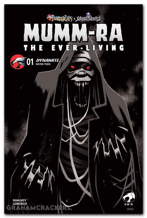 Mumm-Ra The Ever-Living #1 (2026) cover k amor b&w variant