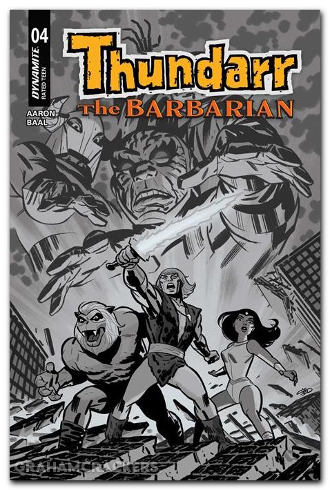 Thundarr The Barbarian #4 (2026) cover f cho line art variant