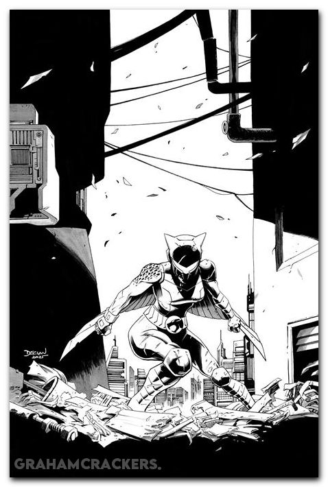 Thundercats X Silverhawks Thunderhawks #1 (2026) cover l shalvey line art virgin variant