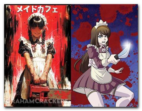 Maid Cafe #2 (2026) cover d skull holofoil flip variant