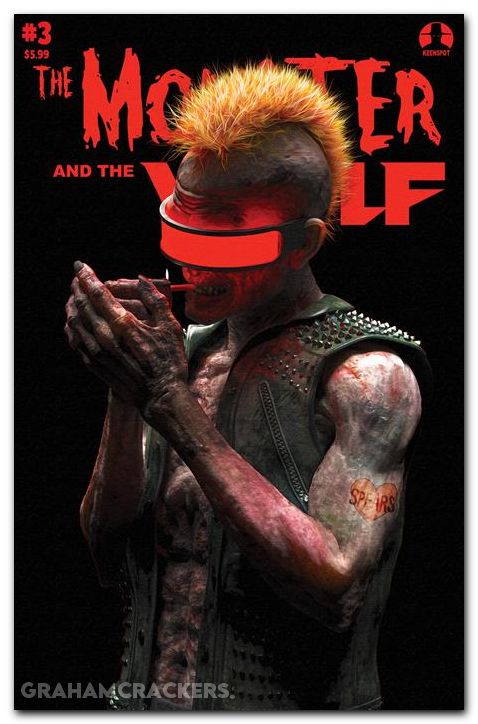 Mark Spears Monsters The Monster And The Wolf #3 (2025) cover d spears punk variant
