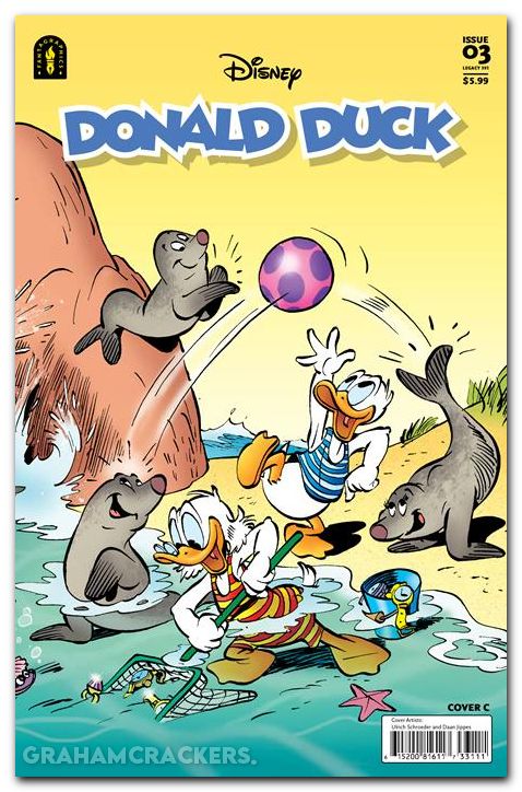 Donald Duck #3 (2025) cover c jippes wraparound variant