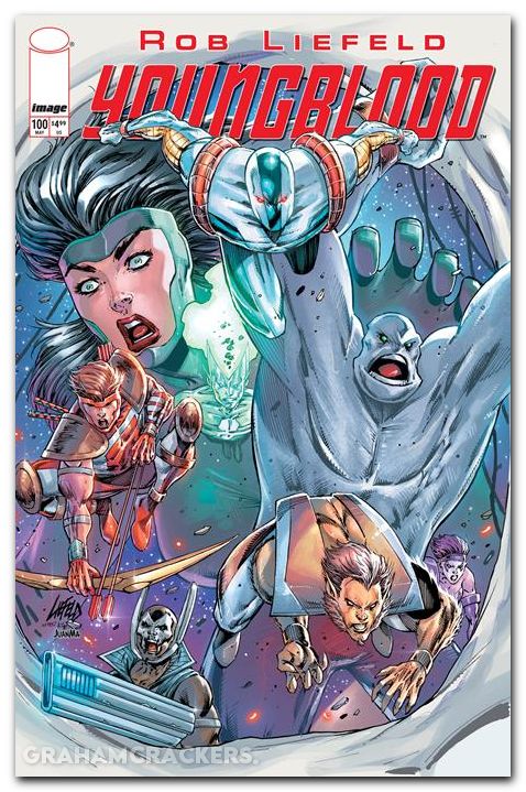 Youngblood #100 (2025) cover b liefeld variant