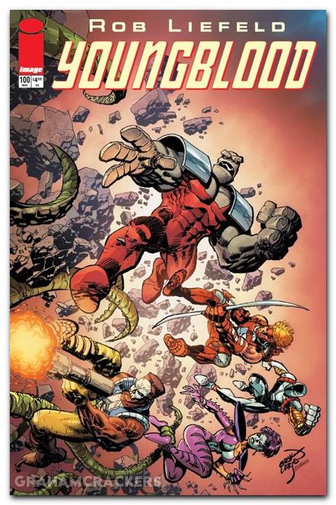 Youngblood #100 (2025) cover e larsen variant