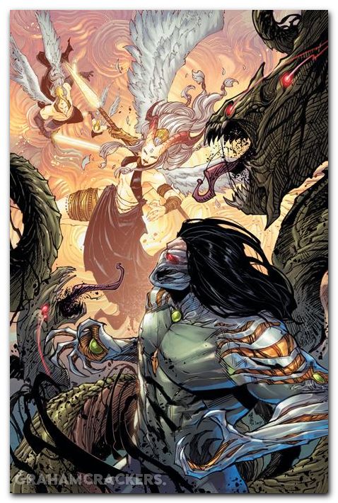 Darkness Vs Angelus #1 (2026) cover c cafaro virgin variant