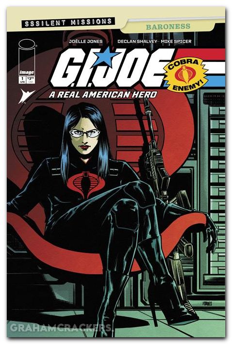 GI Joe A Real American Hero Sssilent Missions Baroness #1 (2026) cover b fornes variant