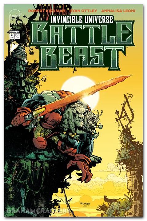 Invincible Universe Battle Beast #8 (2025) cover a