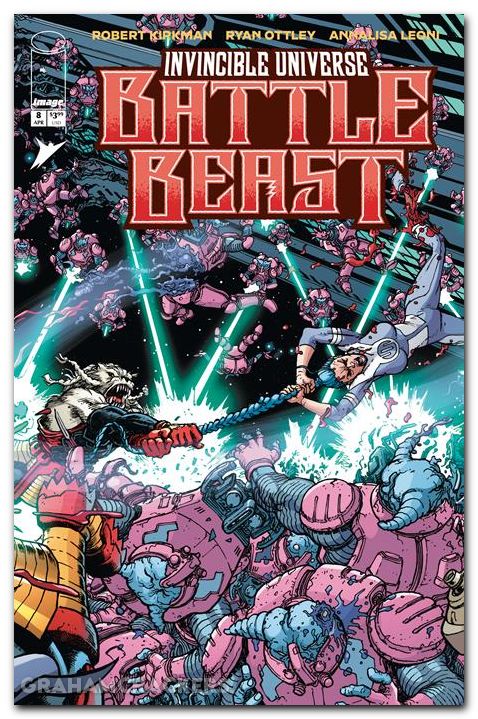 Invincible Universe Battle Beast #8 (2025) cover c burnham variant