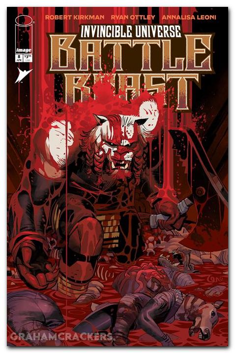 Invincible Universe Battle Beast #8 (2025) cover f de felici variant