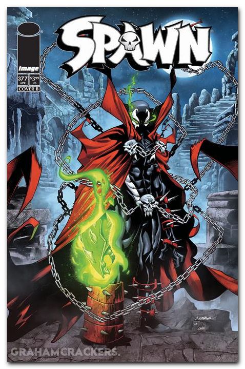 Spawn #377 (1992) cover b campana variant