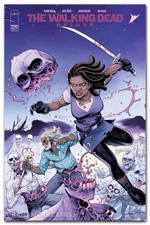 Walking Dead Deluxe #134 cover c rathburn connecting variant