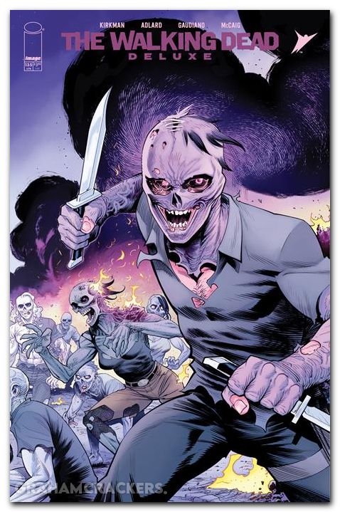 Walking Dead Deluxe #135 cover c rathburn connecting variant