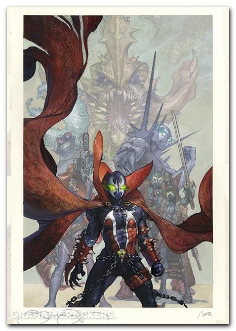 Spawn #376 (1992) cover c bianchi foil variant
