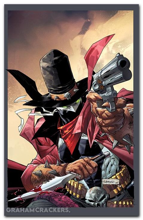 Gunslinger Spawn #54 cover c barberi foil variant