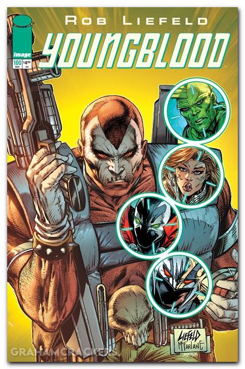 Youngblood #100 (2025) cover o liefeld image variant