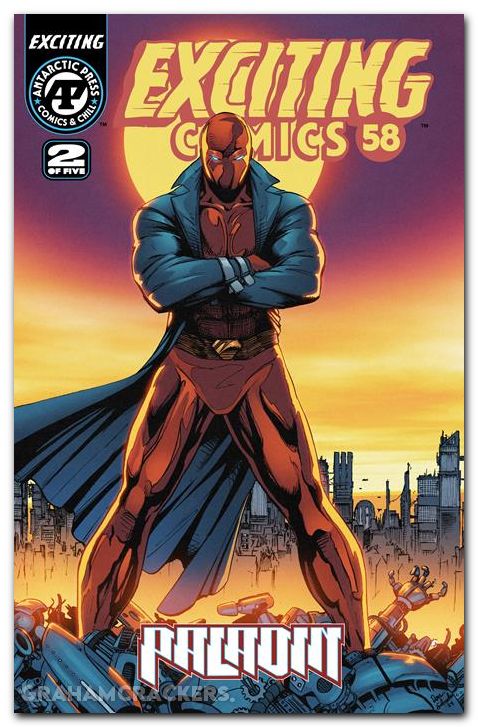 Exciting Comics #58 cover a