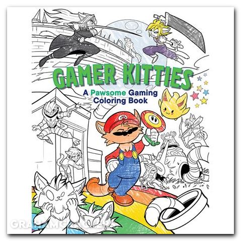 Gamer Kitties Coloring Book