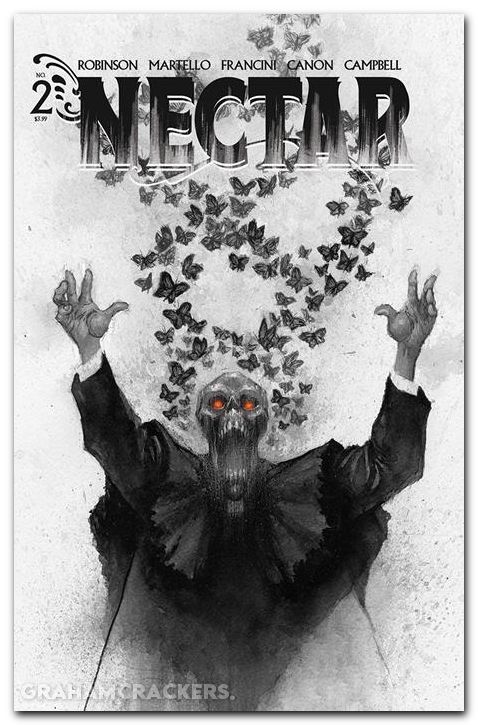Nectar #2 (2026) cover d wayshak b&w virgin variant