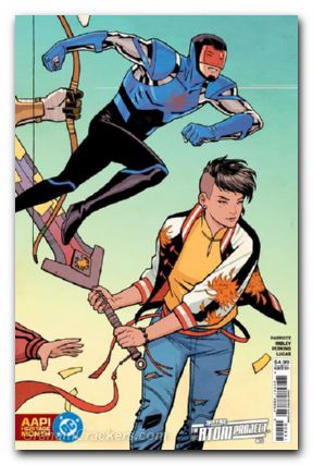 Justice League The Atom Project #5 (2025) cover d chiang aapi heritage month connecting variant