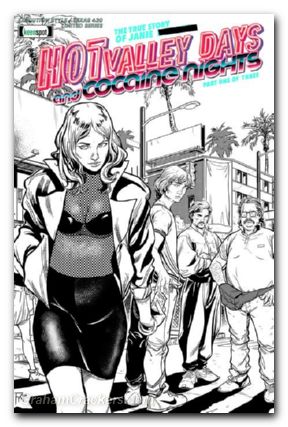 Hot Valley Days #1 (2025) cover d karami coloring book variant