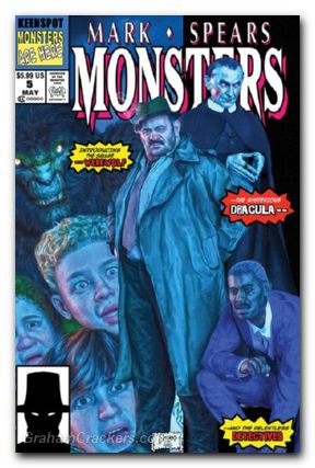 Mark Spears Monsters #5 cover d spears trading card homage variant