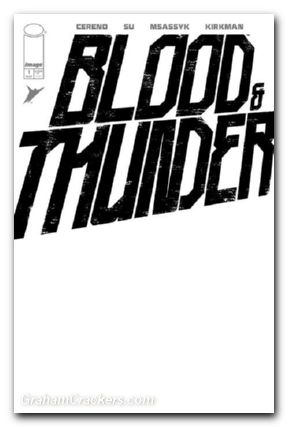 Blood And Thunder #1 (2025) cover f blank sketch variant