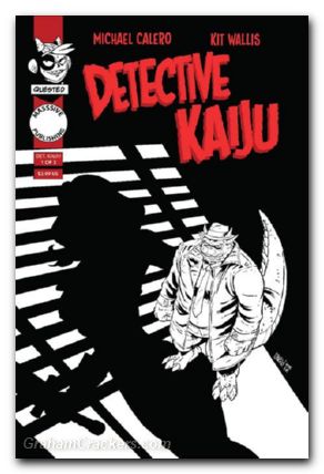 Detective Kaiju #1 (2025) cover c calero noir homage variant
